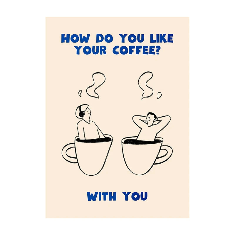 "Coffee Diver" Poster