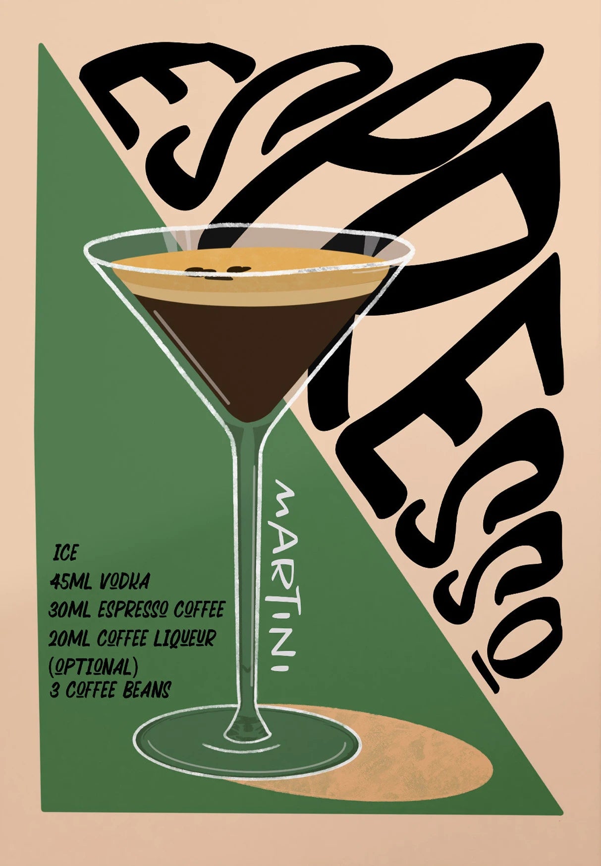 "Vintage Cocktail" Poster
