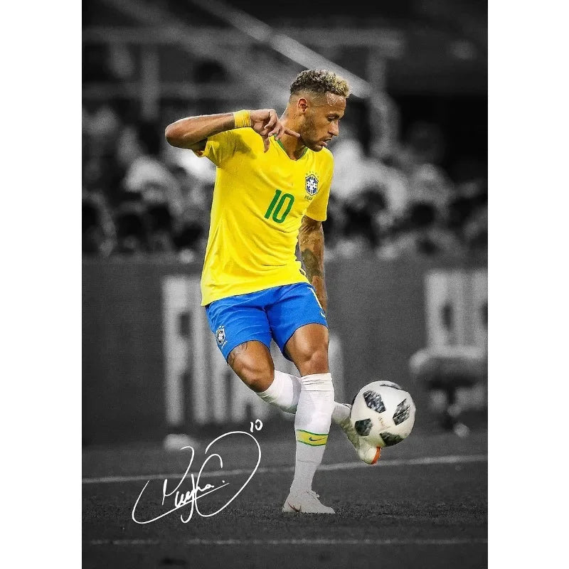 "Autograf Fotbollspelare" Poster