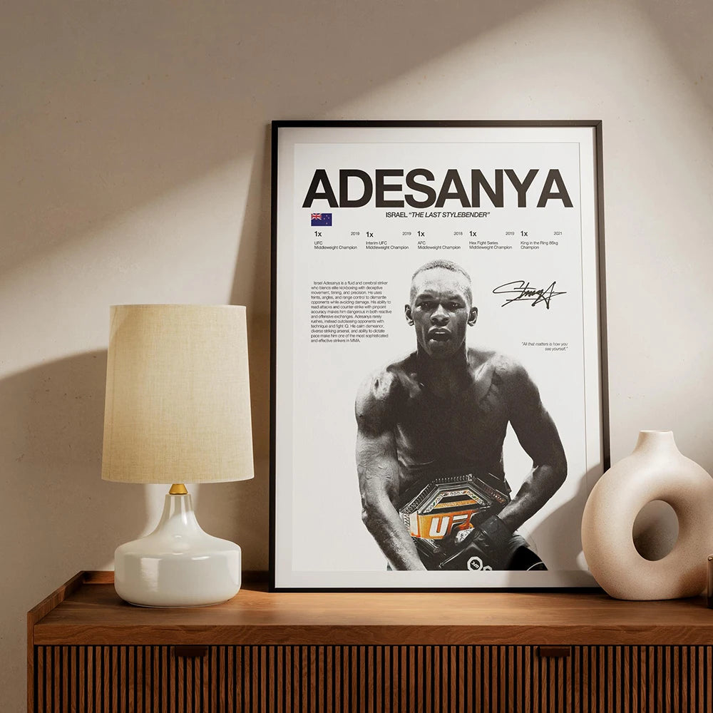 "Legendariska UFC Boxare" Poster