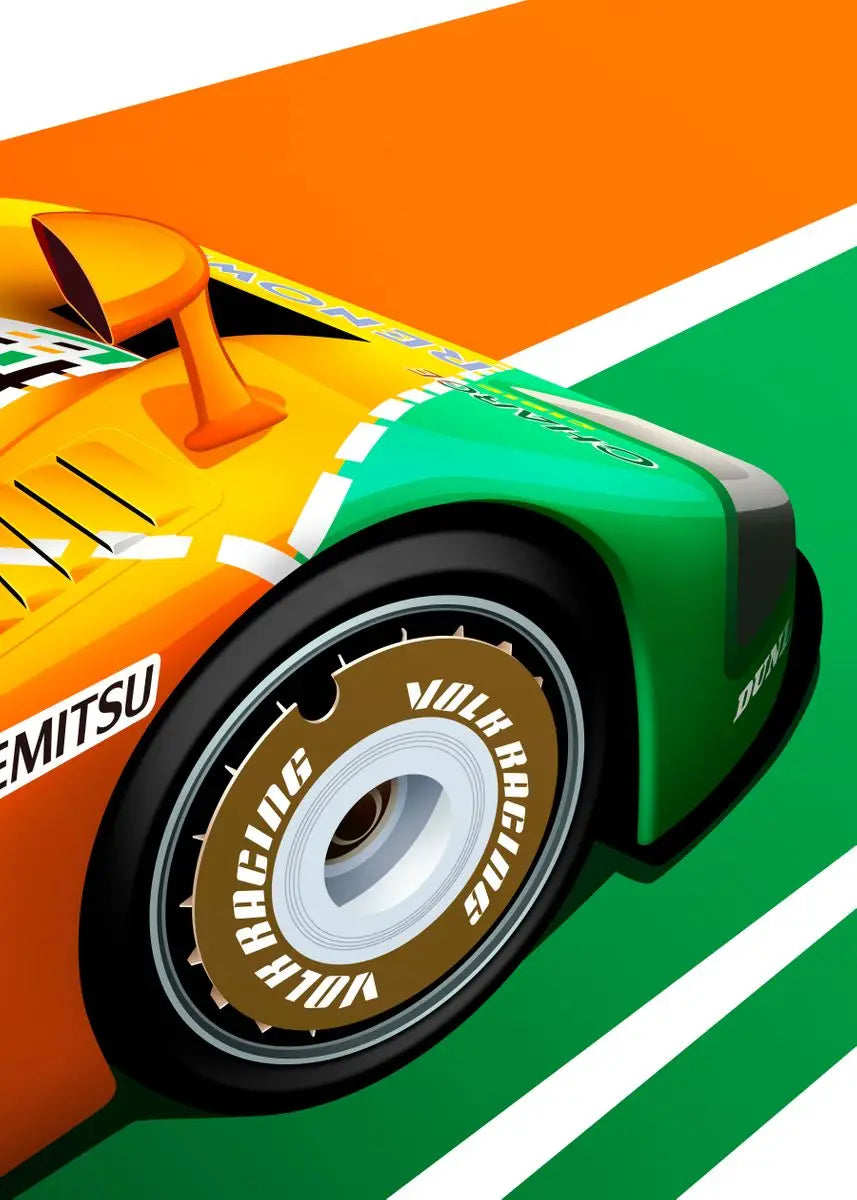 "Ikoniska Racingbilar" Poster