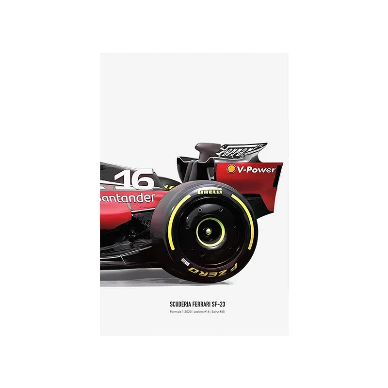 "Ferrari F1" Poster