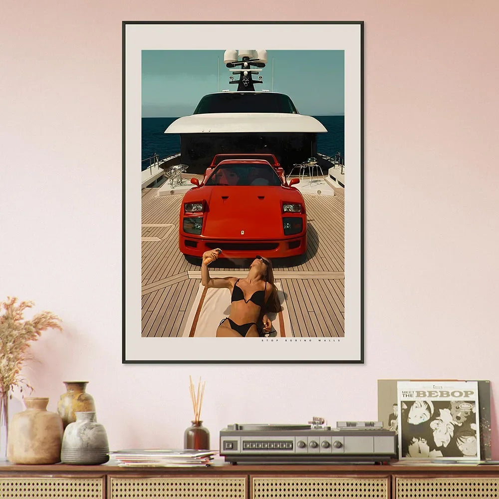 "Ferrari F40" Poster