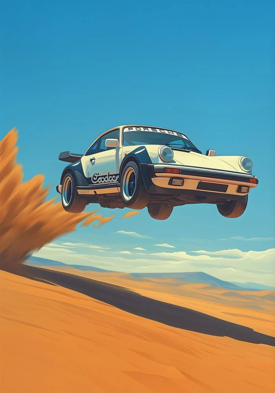 "Klassisk Porsche" Poster