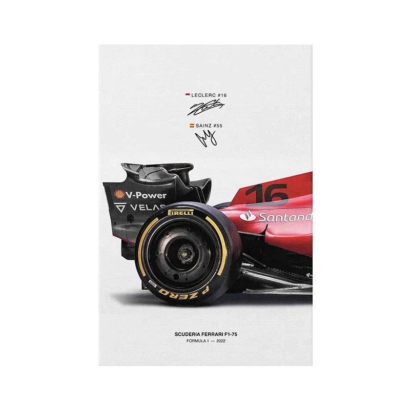 "Ferrari F1" Poster