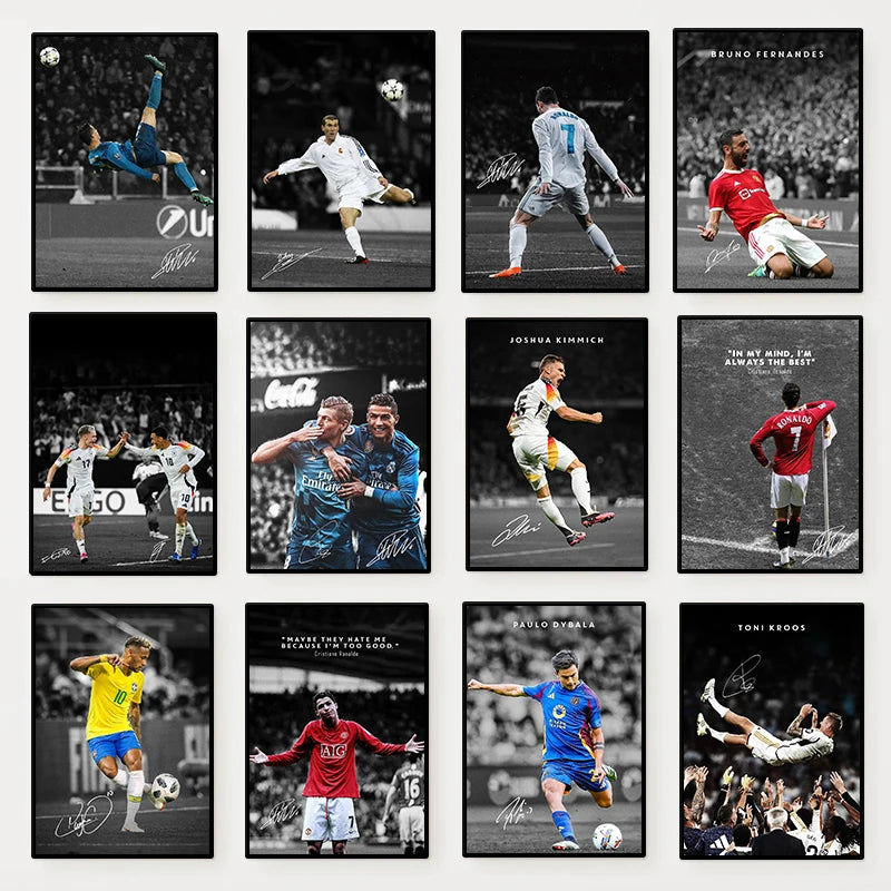 "Autograf Fotbollspelare" Poster