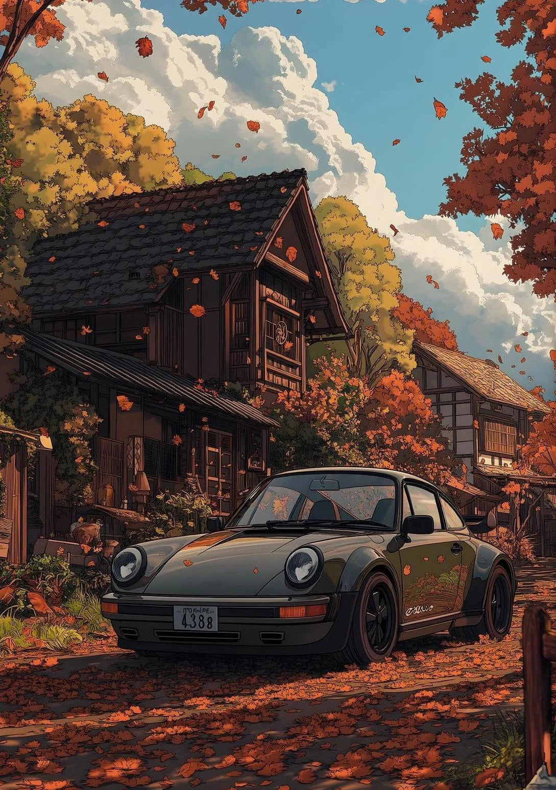 "Klassisk Porsche" Poster