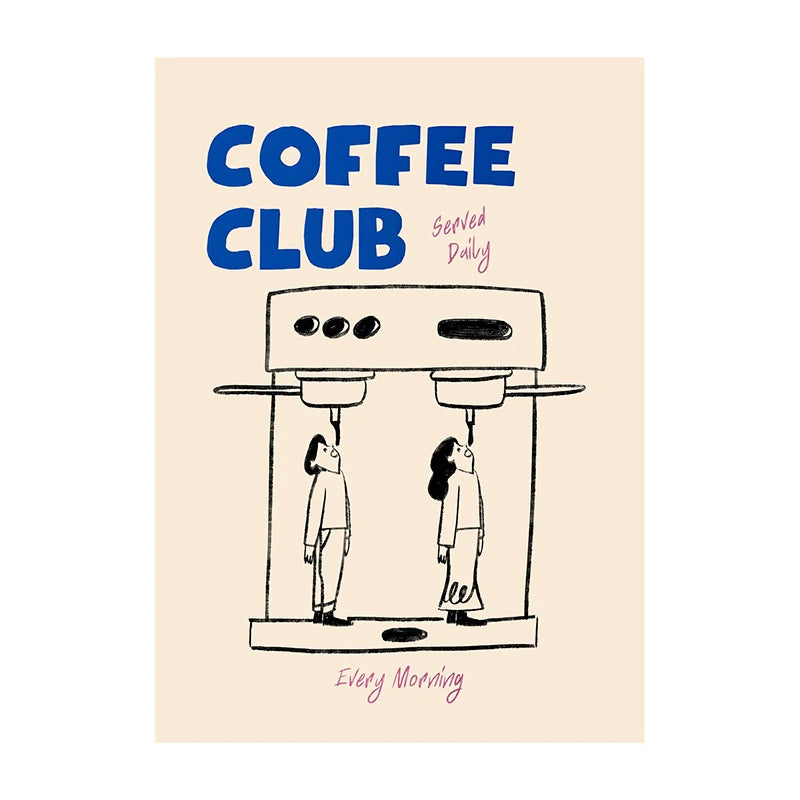 "Coffee Diver" Poster