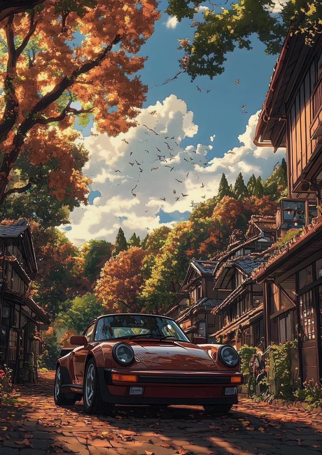 "Klassisk Porsche" Poster