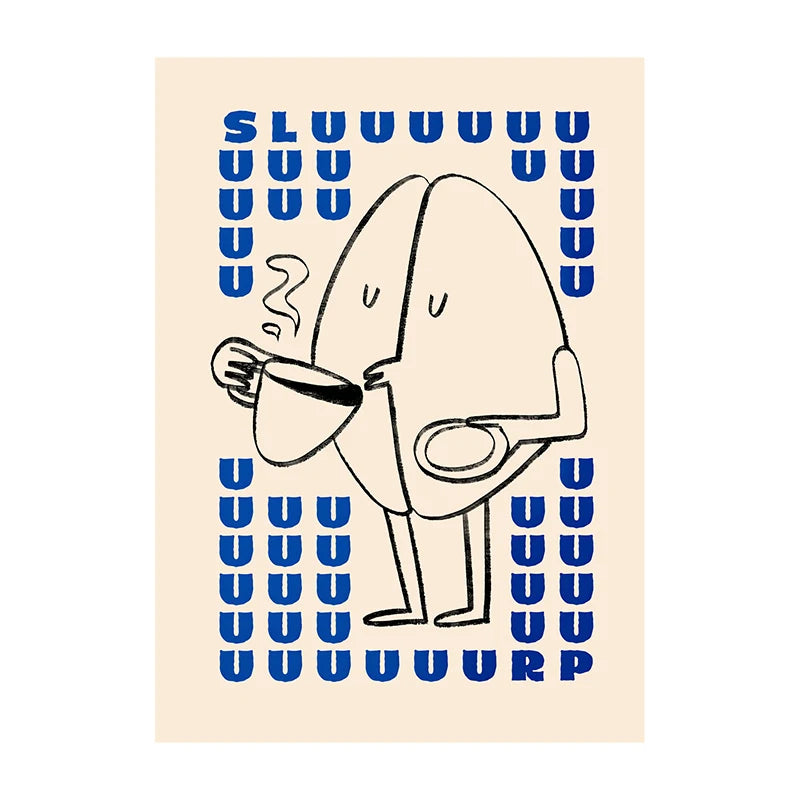 "Coffee Diver" Poster