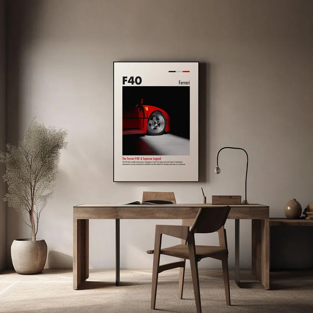 "Ferrari F40" Poster