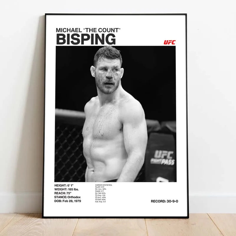 "MMA Fighters" Poster