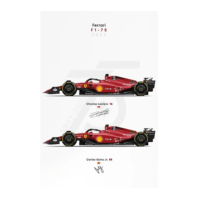 "Ferrari F1" Poster