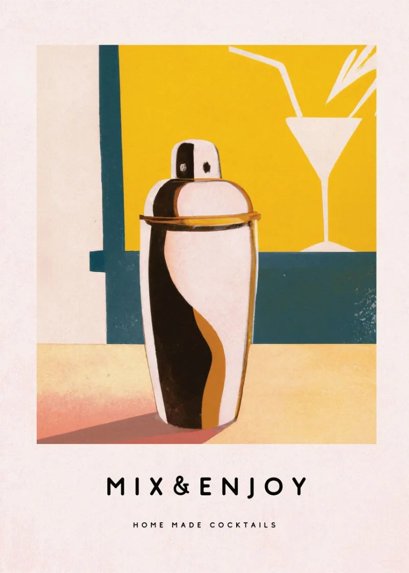 "Vintage Drinks" Poster