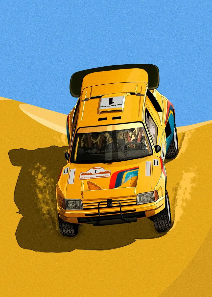 "Ikoniska Racingbilar" Poster