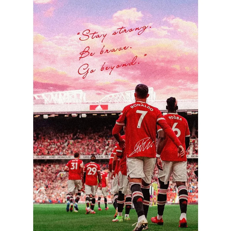 "Autograf Fotbollspelare" Poster