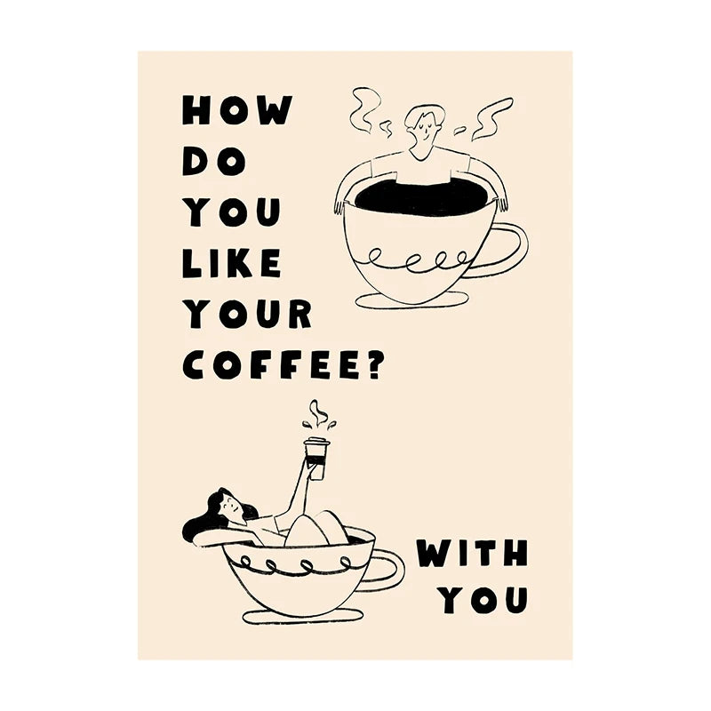 "Coffee Diver" Poster