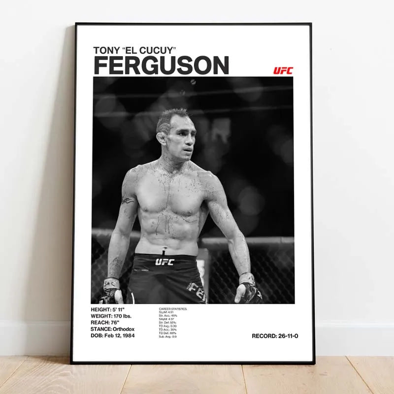 "MMA Fighters" Poster