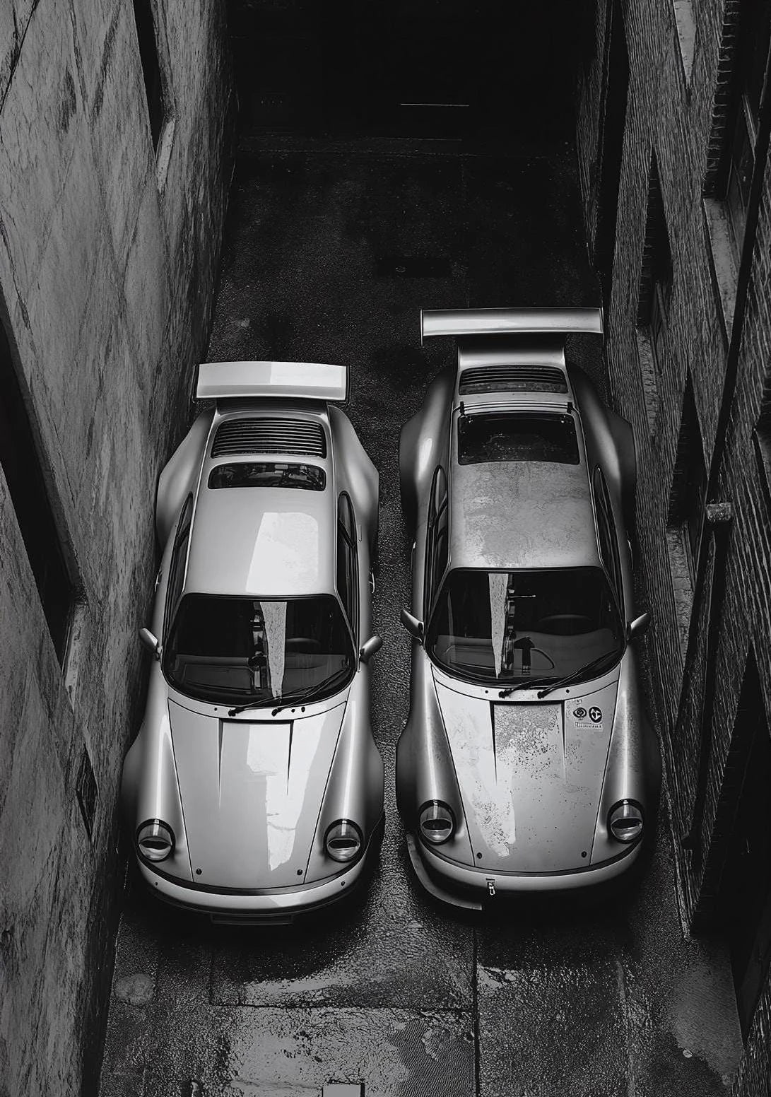"Klassisk Porsche" Poster