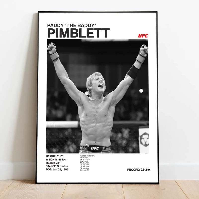 "MMA Fighters" Poster