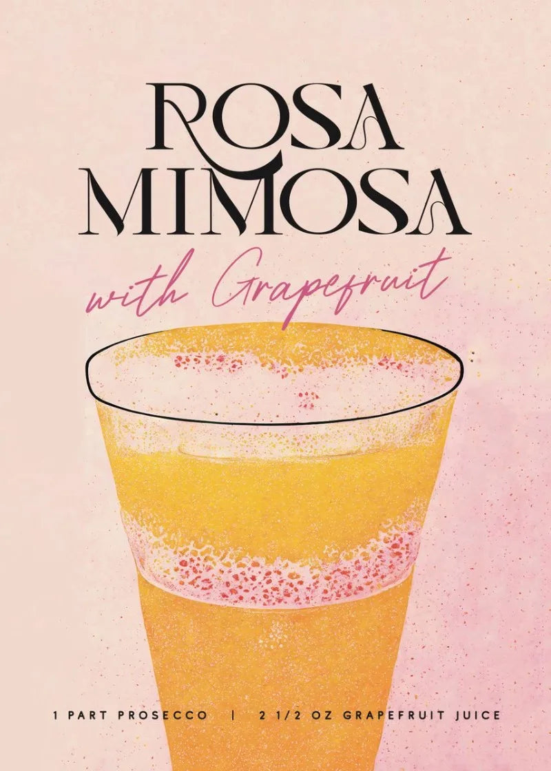 "Vintage Drinks" Poster