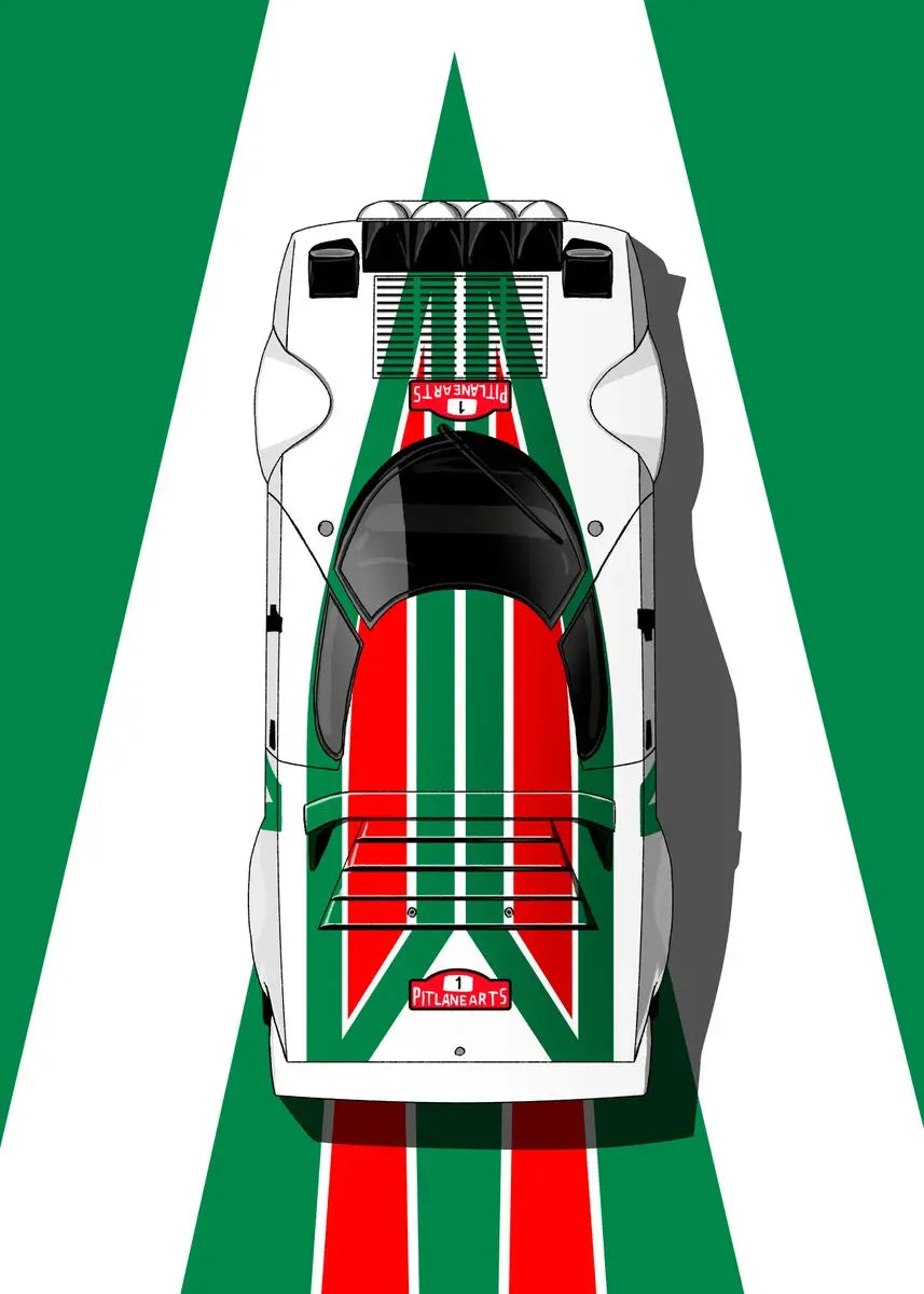 "Ikoniska Racingbilar" Poster