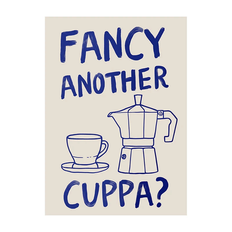 "Coffee Diver" Poster