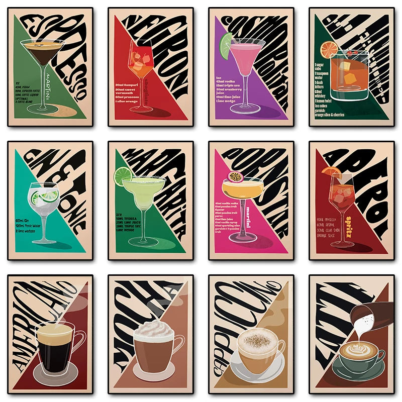 "Vintage Cocktail" Poster