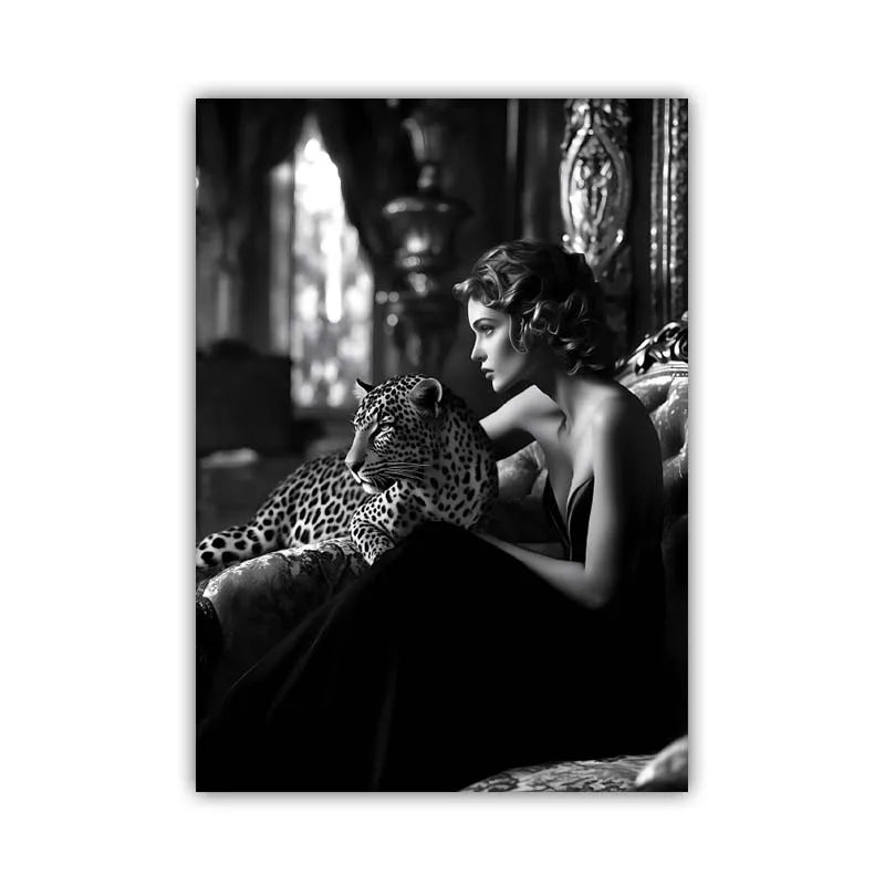 "Svartvit Fashion" Poster