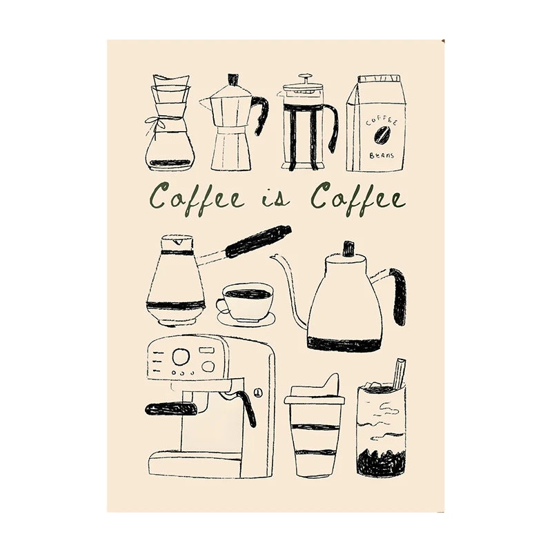 "Coffee Diver" Poster