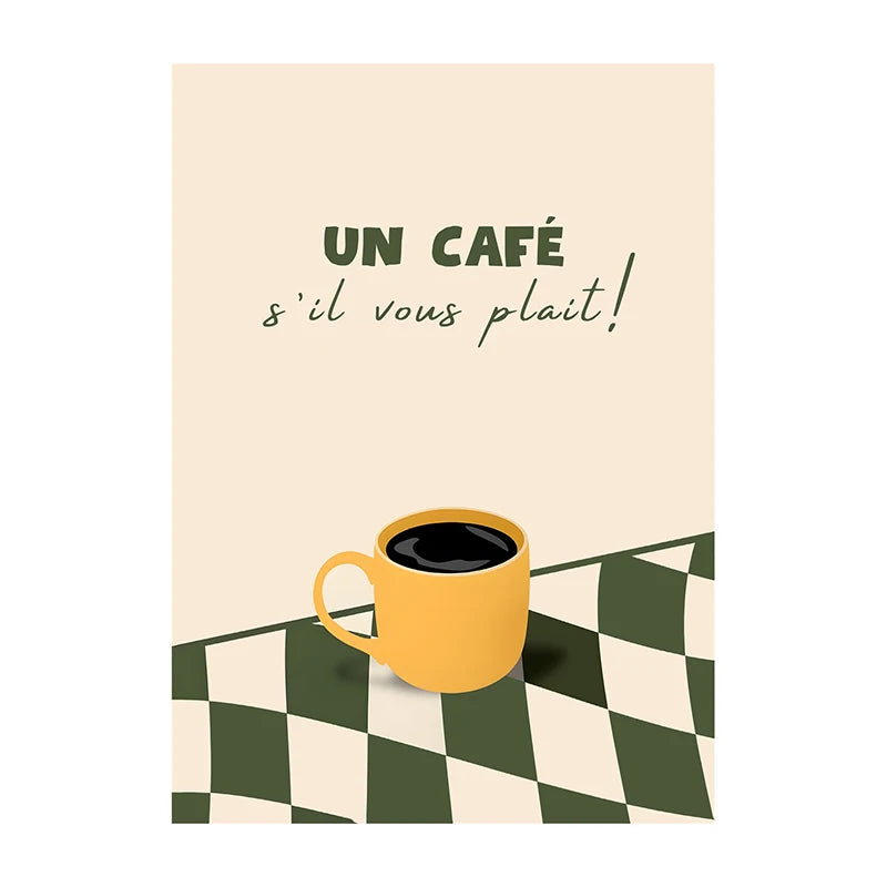 "Coffee Diver" Poster