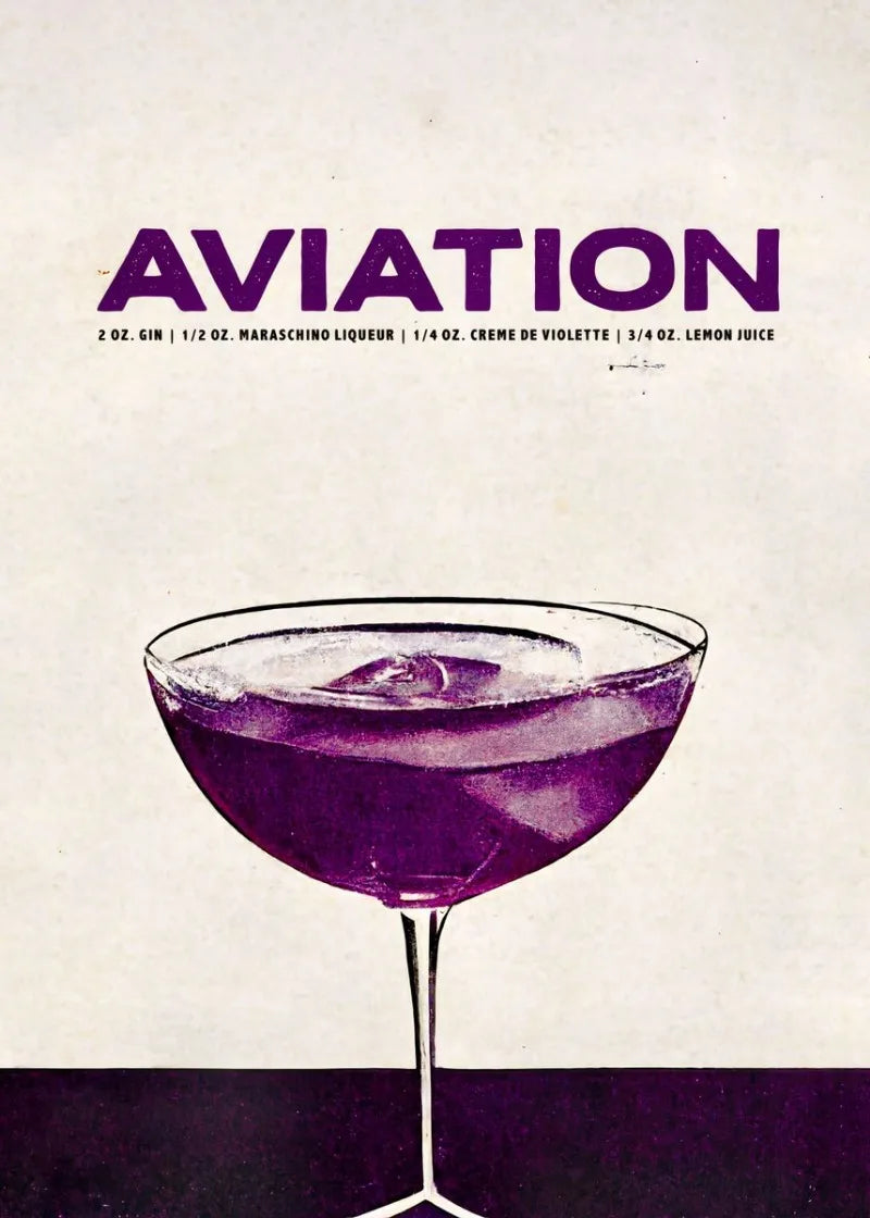 "Vintage Drinks" Poster