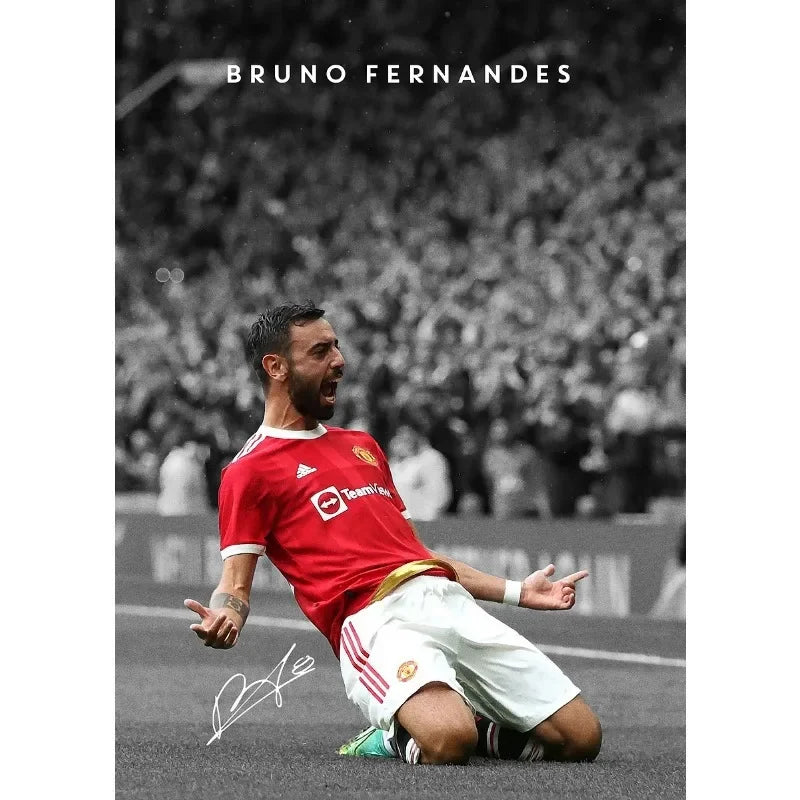 "Autograf Fotbollspelare" Poster