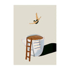 "Coffee Diver" Poster