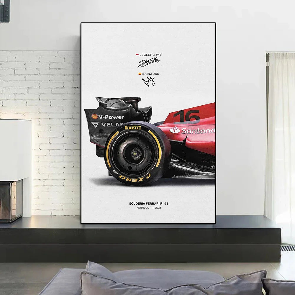 "Ferrari F1" Poster