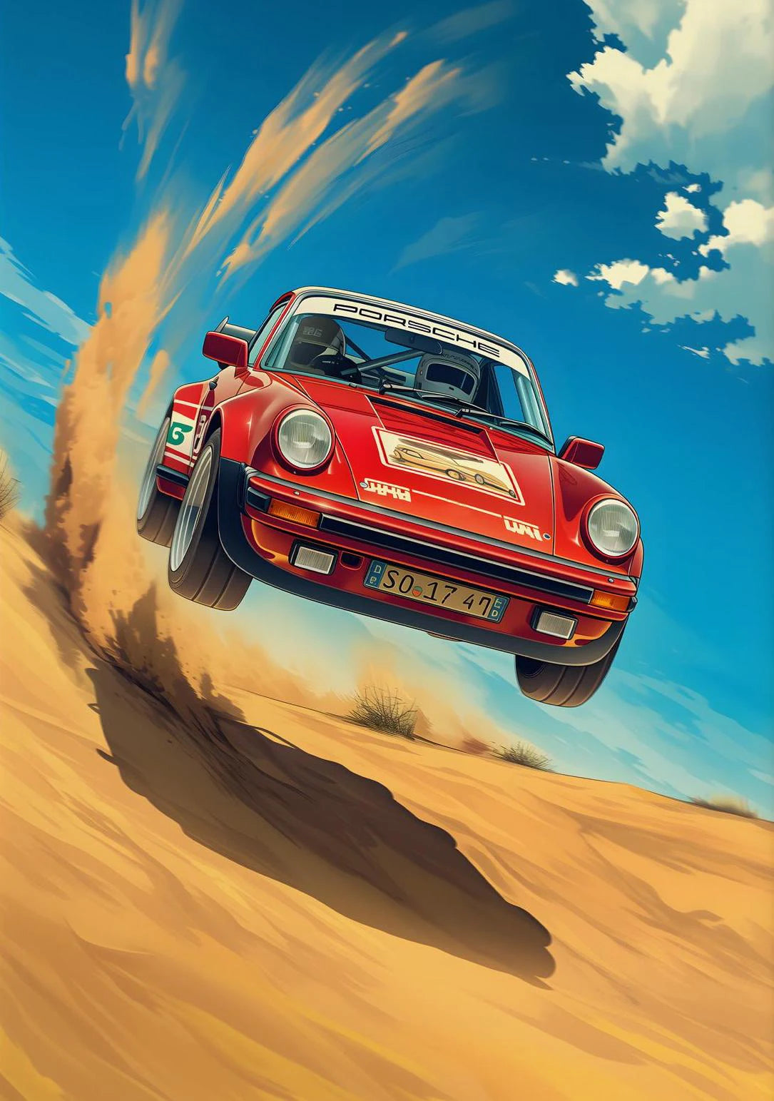 "Klassisk Porsche" Poster